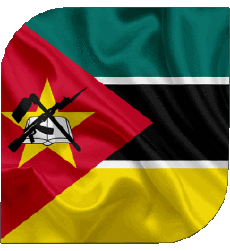 Flags Africa Mozambique Square 