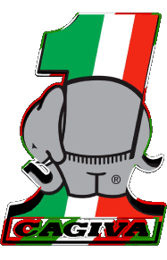 1978-Trasporto MOTOCICLI Cagiva Logo 1978
