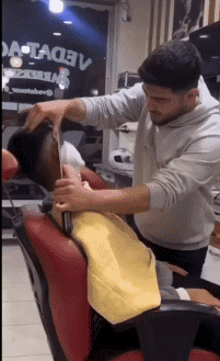 Humor -  Fun MENSCHEN Friseurhaare Serie 01 