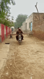 Humor -  Fun Transport Motorräder Route Gamelles Fail 02 