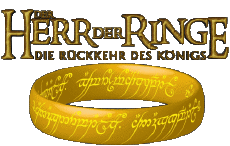 Multimedia Películas Internacional El Señor de los Anillos El Retorno del Rey Logotipo Alemán 