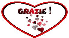 Messages Italian Grazie Heart 