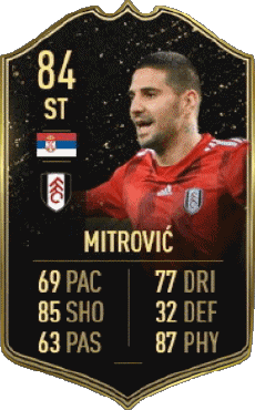 Multi Media Video Games F I F A - Card Players Serbia Aleksandar Mitrovic 