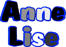 Vorname WEIBLICH - Frankreich A Zusammengesetzter Anne Lise 