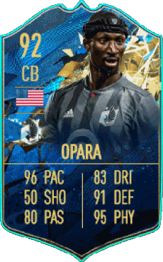 Multimedia Videospiele F I F A - Karten Spieler U S A Ike Opara 