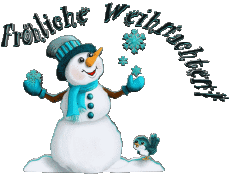 Mensajes Alemán Fröhliche  Weihnachten Serie 06 