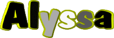 Vorname WEIBLICH - Frankreich A Alyssa 