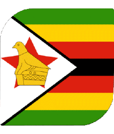 Banderas África Zimbabue Plaza 