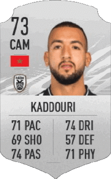 Jeux Vidéo F I F A - Joueurs Cartes Maroc Omar El Kaddouri 