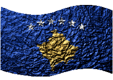 Banderas Europa Kosovo Rectángulo 