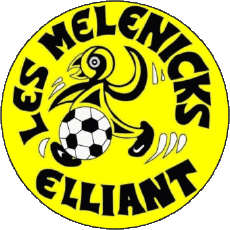 Sports FootBall Club France Logo Bretagne 29 - Finistère Mélénicks Elliant 