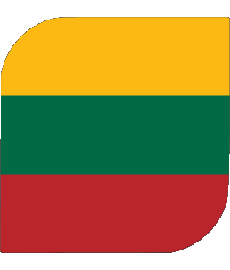 Bandiere Europa Lituania Quadrato 