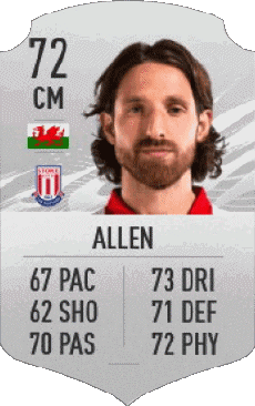 Multi Media Video Games F I F A - Card Players Wales Joe Allen 