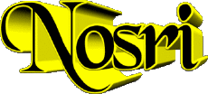 Prénoms MASCULIN - Maghreb Musulman N Nosri 