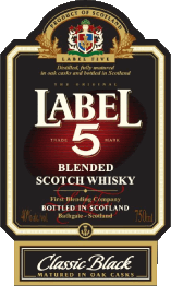 Drinks Whiskey Label 5 