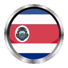 Banderas América Costa Rica Ronda - Anillos 