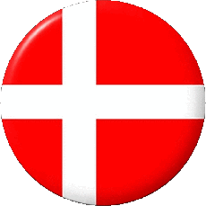 Fahnen Europa Dänemark Runde 