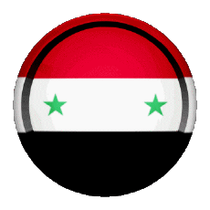 Fahnen Asien Syrien Rund - Ringe 