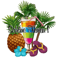 Messages German Schöne Ferien Transparent Background 16 