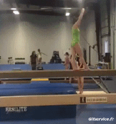 Humor -  Fun Sport Gymnastik Stürze - Fail 