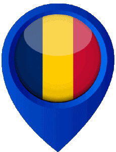 Bandiere Africa Chad Perno di posizione 