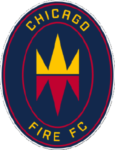 Sports Soccer Club America Logo U.S.A - M L S Chicago Fire FC 