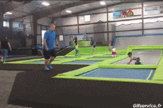 Humor - Fun Deportes Trampolín Interior Fail 