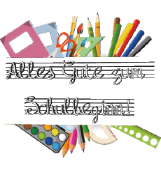 Messages Allemand Alles Gute zum Schulbeginn Fond Transparent 003 