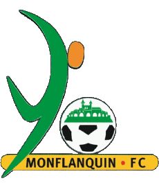 Sports FootBall Club France Logo Nouvelle-Aquitaine 47 - Lot-et-Garonne Monflanquin FC 