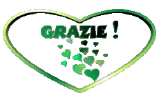 Messages Italian Grazie Heart 
