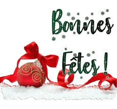 Messagi Francese Bonnes Fêtes (Noël) Série 12 