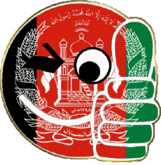 Fahnen Asien Afghanistan Smiley - OK 