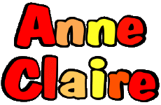 Nome FEMMINILE - Francia A Composto Anne Claire 