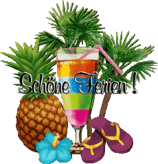 Messages German Schöne Ferien Transparent Background 16 