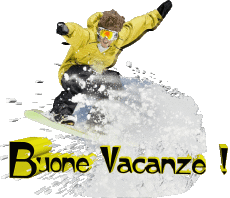 Messages Italian Buone Vacanze Iverno Serie 04 