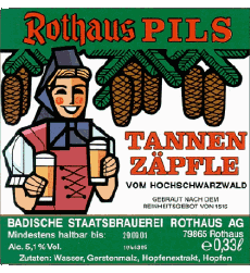 Getränke Bier Deutschland Rothaus 