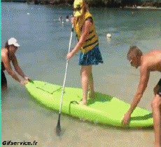 Humour - Fun Sports Paddle Gamelle - Fail 
