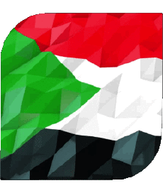 Fahnen Afrika Sudan Platz 