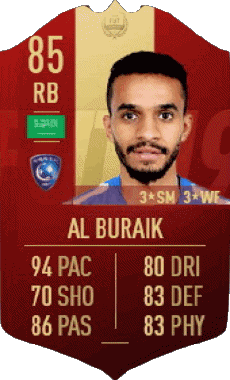 Multimedia Videogiochi F I F A - Giocatori carte Arabia Saudita Mohammed Al Buraik 