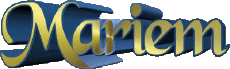 Nome FEMMINILE - Maghreb Musulmano M Mariem 