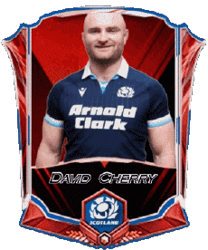 Deportes Rugby - Jugadores Escocia Equipo 2025 David Cherry 
