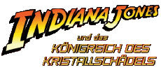 Multimedia Film Internazionale Indiana Jones E il Regno del Tescho di Cristallo Logo Tedesco 