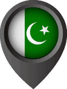 Bandiere Asia Pakistan Perno di posizione 