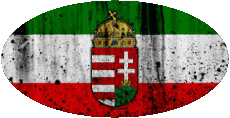 Flags Europe Hungary Oval 