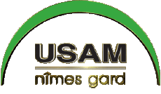 Sport Handballschläger Logo Frankreich Nîmes - USAM 