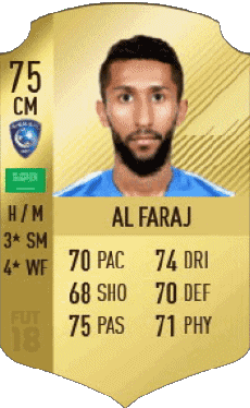 Multimedia Videogiochi F I F A - Giocatori carte Arabia Saudita Salman Al Faraj 