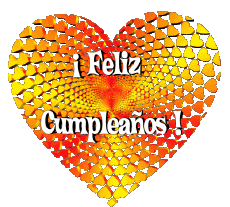 Nachrichten Spanisch Feliz Cumpleaños Corazón 007 