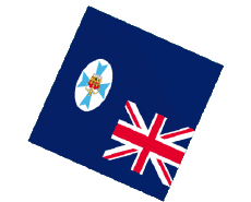 Bandiere Oceania Australia Queensland Sfera - Cubo 