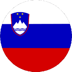 Flags Europe Slovenia Round 