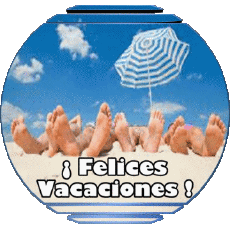 Mensajes Español Felices Vacaciones Fondo transparente 02 